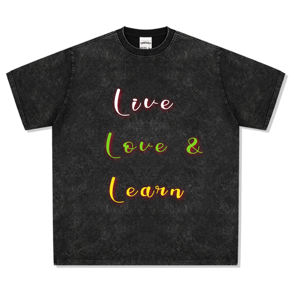 Unisex Heavyweight Live, Love & Learn TShirt
