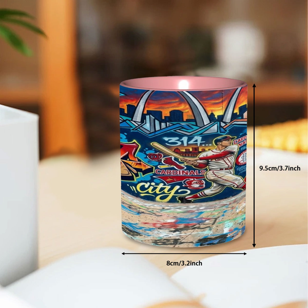 Rep Your City Coffee Mug STL 11oz Double Color Mug Printed in USA