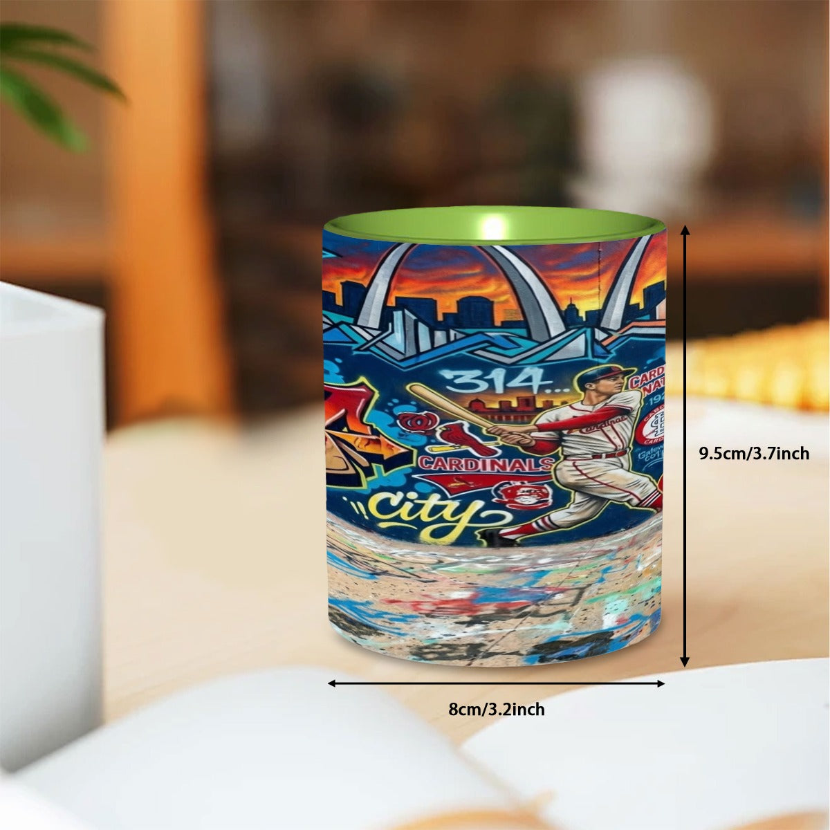 Rep Your City Coffee Mug STL 11oz Double Color Mug Printed in USA