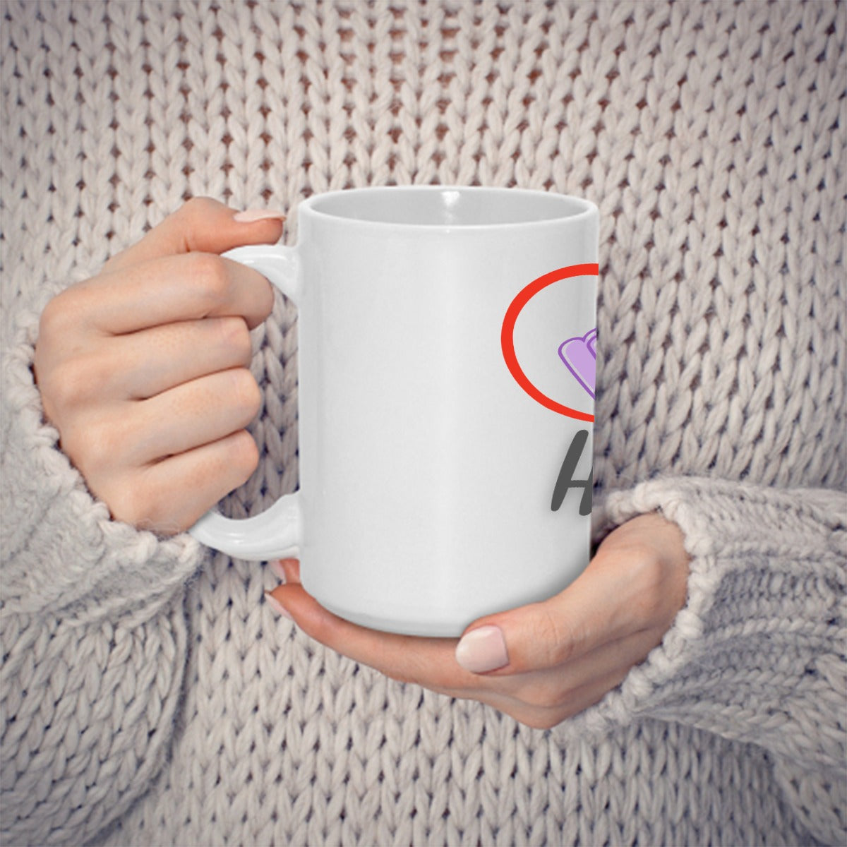 Rise Above Hate 15OZ Mug Printed in USA