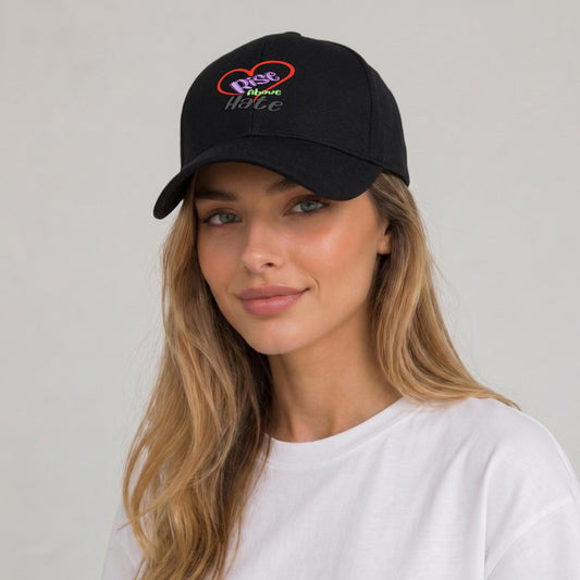 Rise Above Hate Curved Brim Baseball Cap