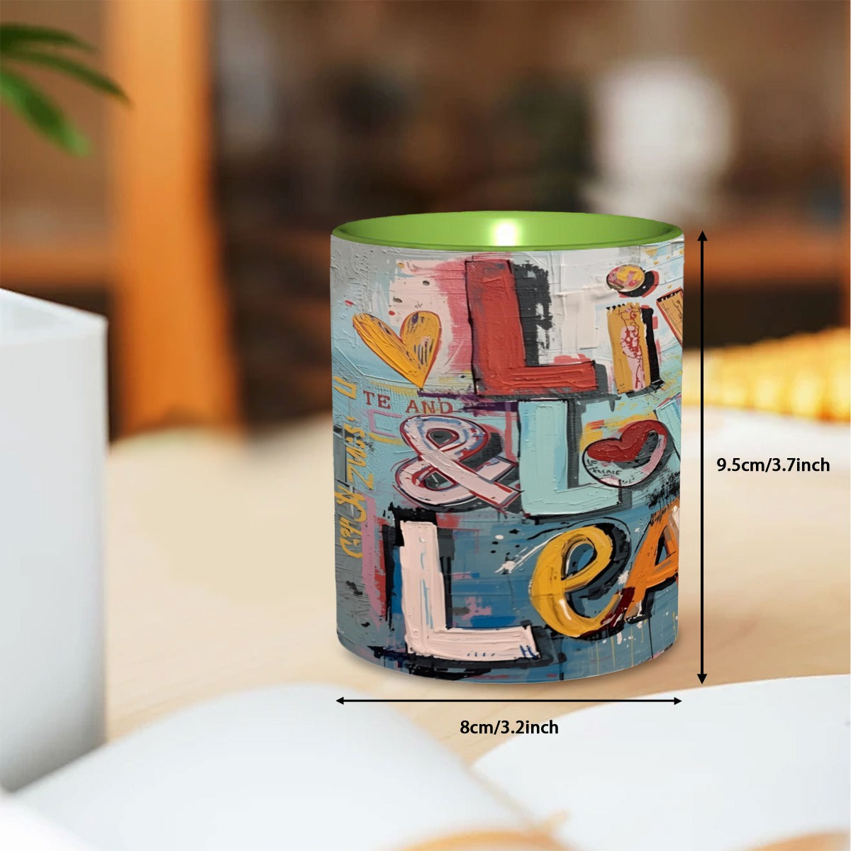 Live Love and Learn 11oz Double Color Mug Printed in USA