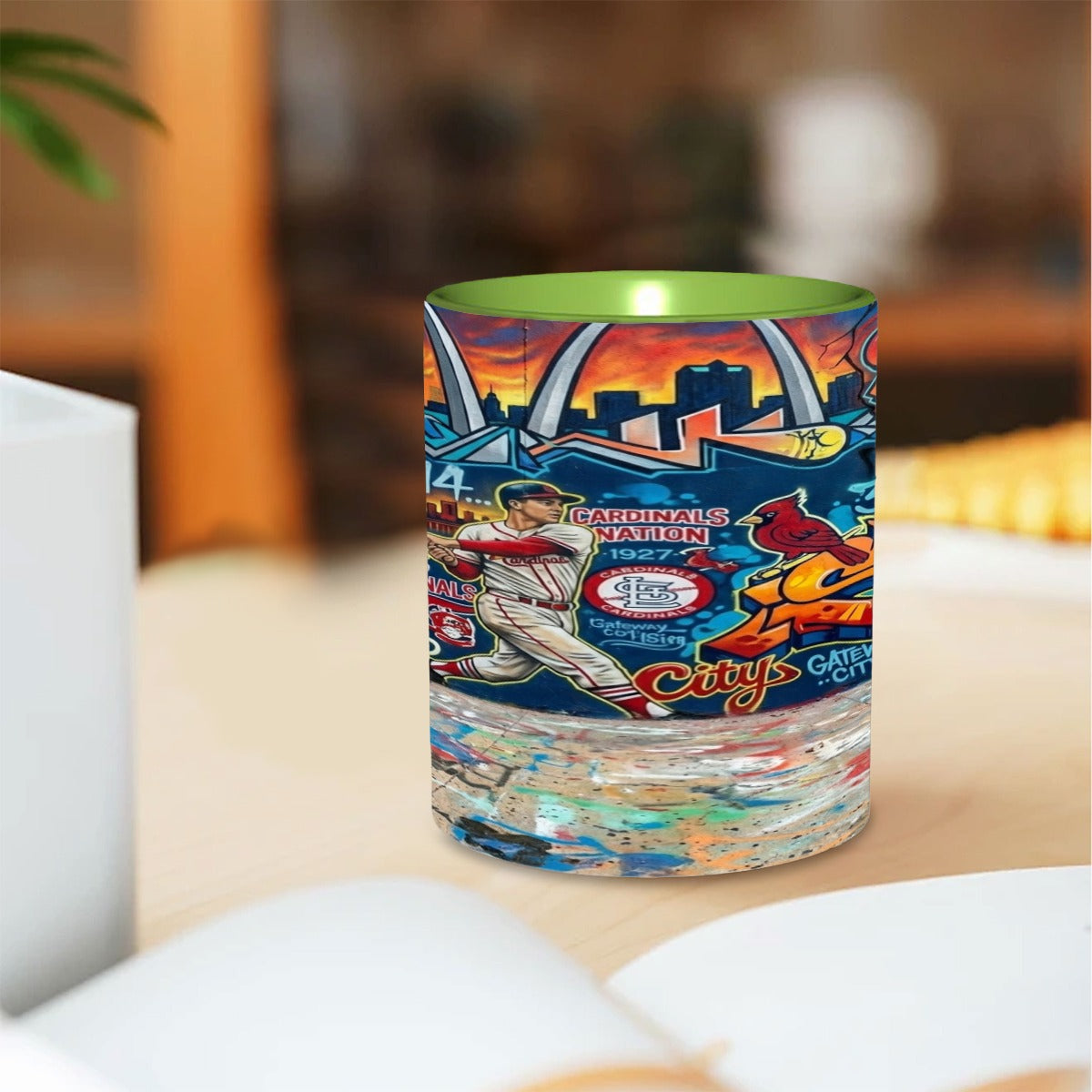 Rep Your City Coffee Mug STL 11oz Double Color Mug Printed in USA