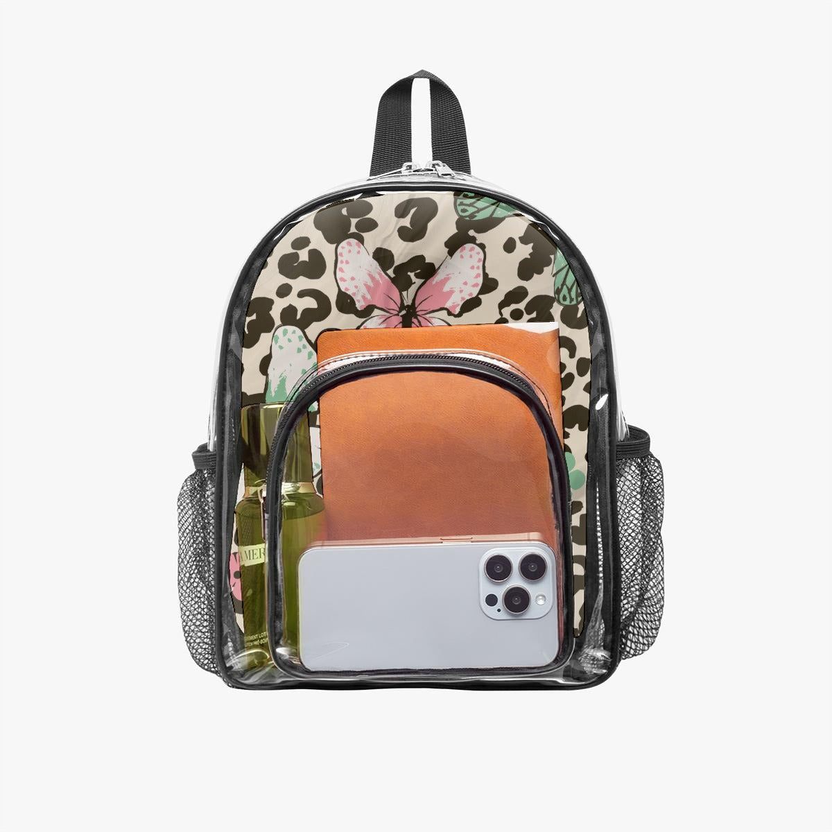 Leopard & Butterfly Clear Backpack