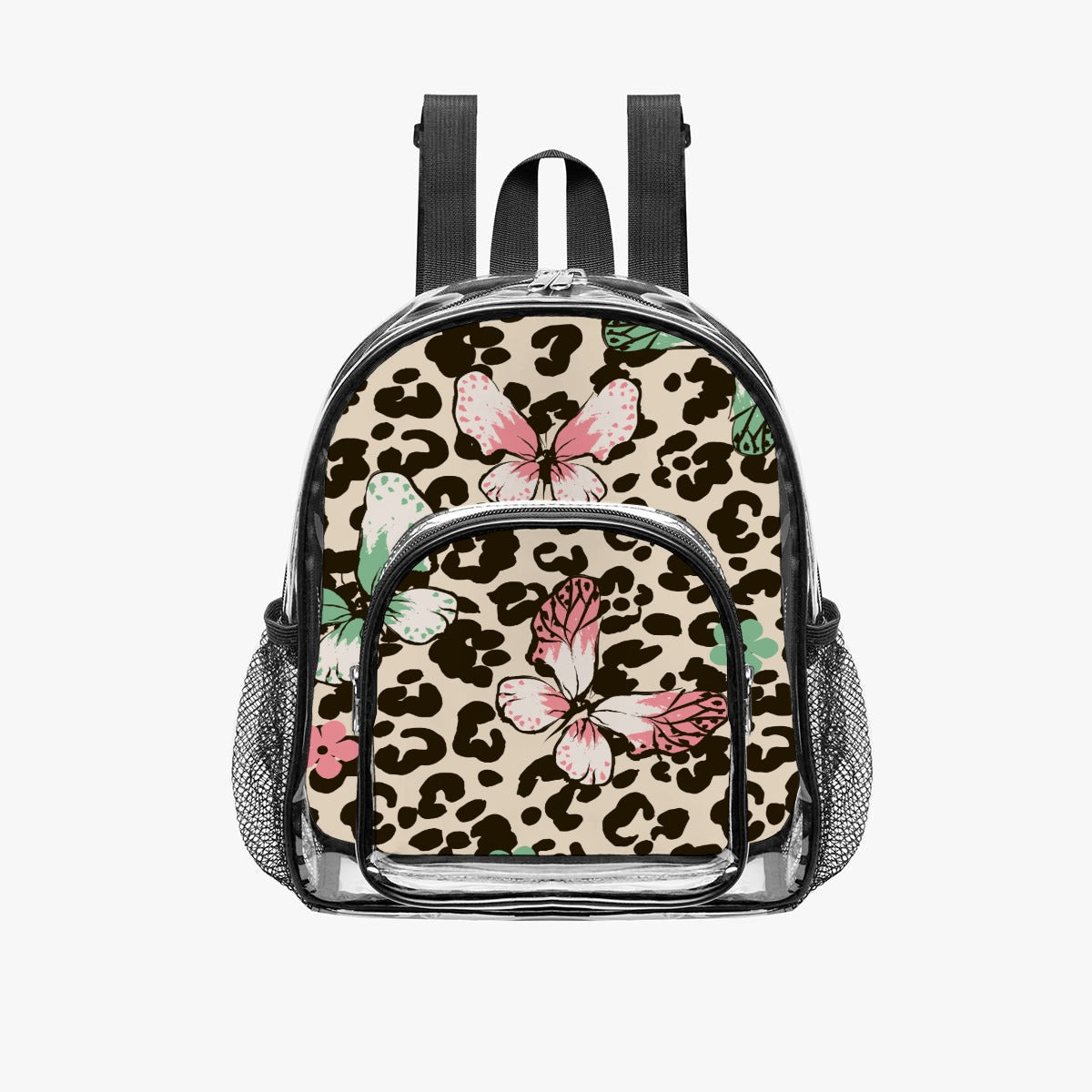 Leopard & Butterfly Clear Backpack