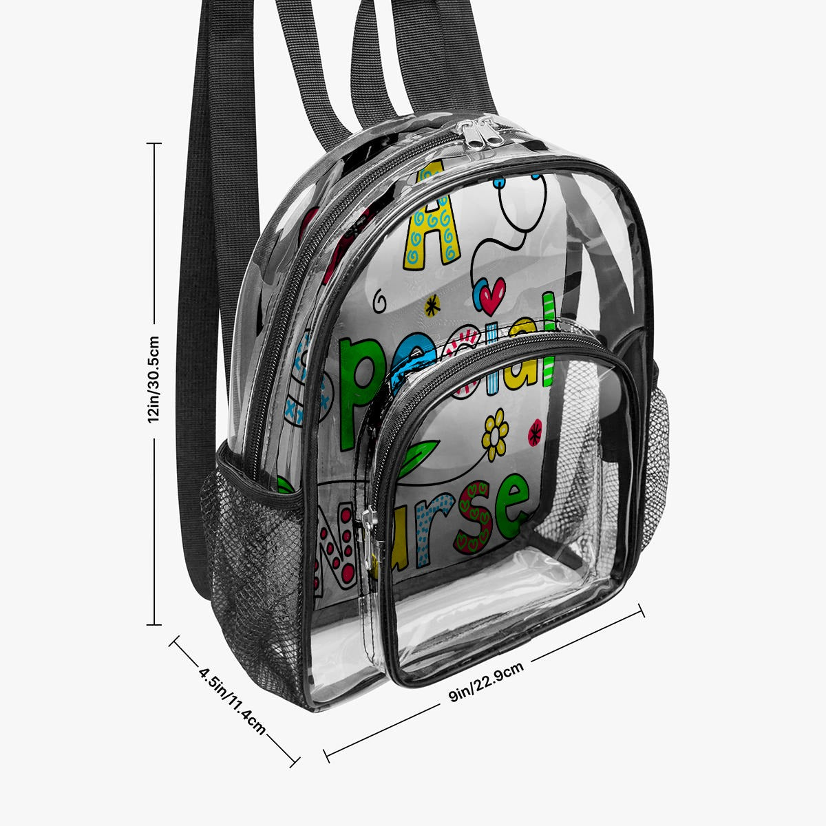 A Special Nurse Clear Backpack