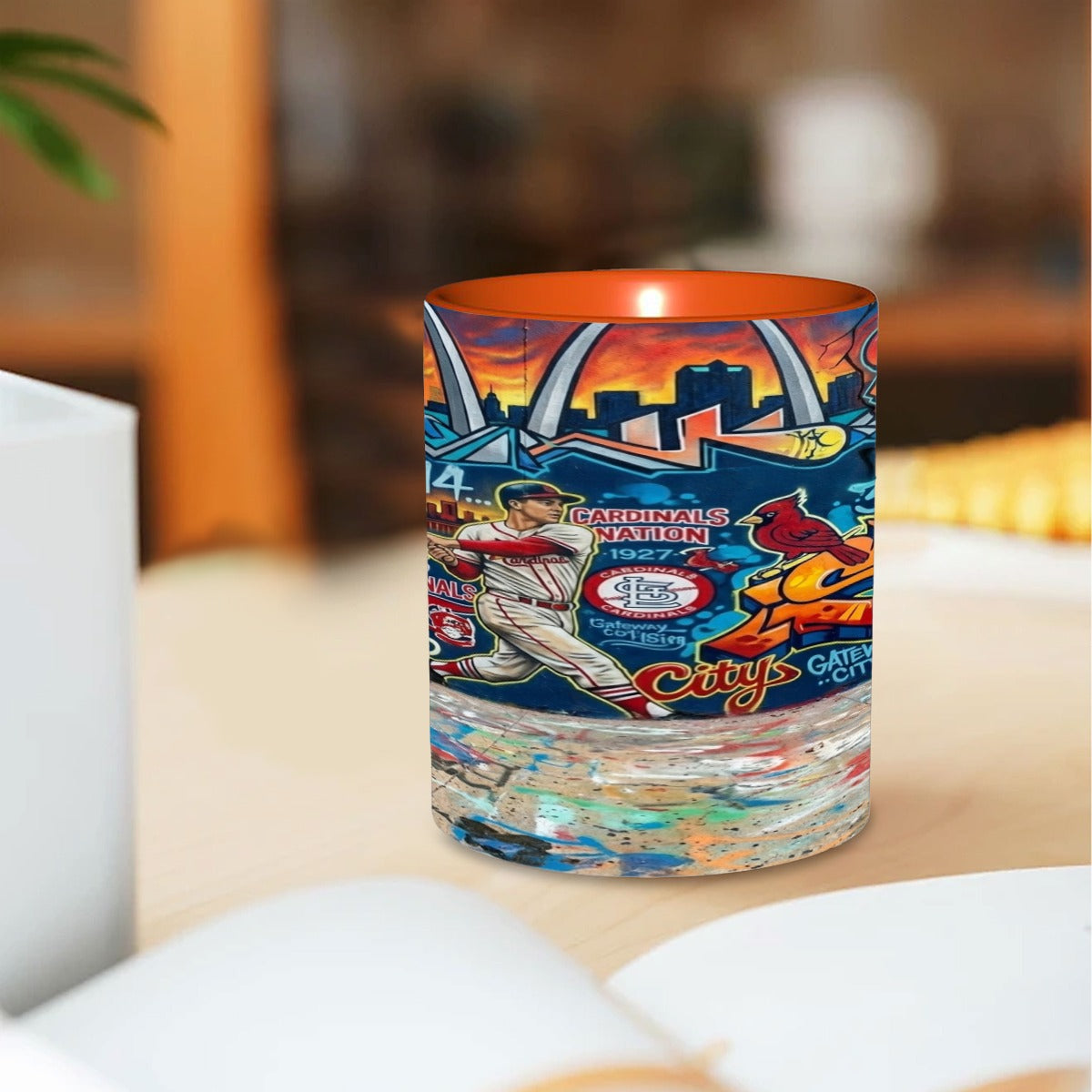 Rep Your City Coffee Mug STL 11oz Double Color Mug Printed in USA