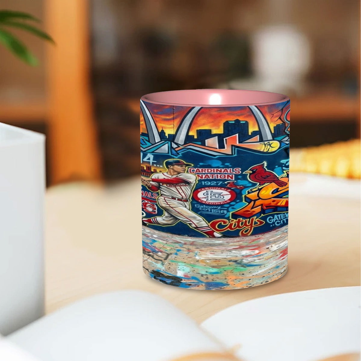Rep Your City Coffee Mug STL 11oz Double Color Mug Printed in USA