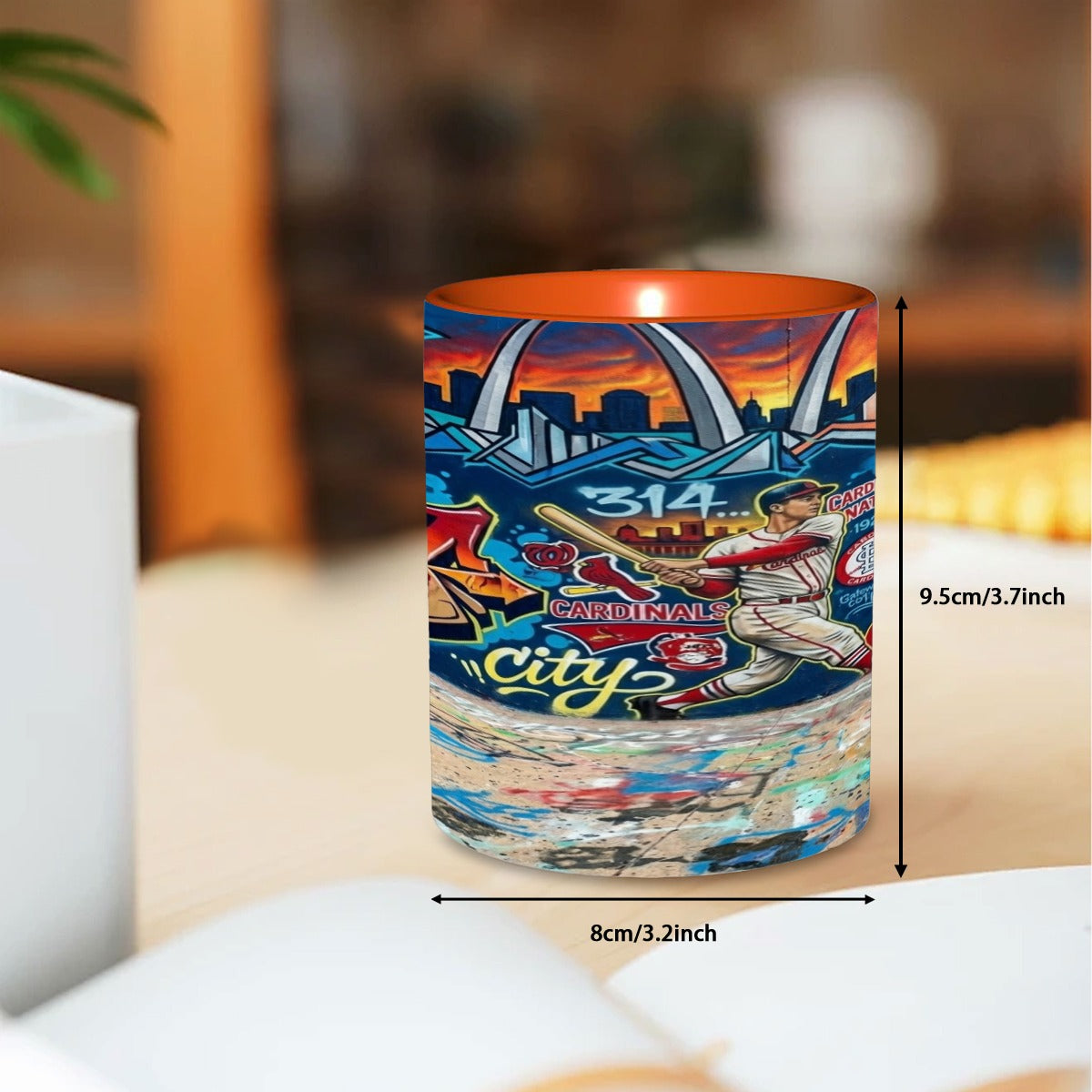 Rep Your City Coffee Mug STL 11oz Double Color Mug Printed in USA