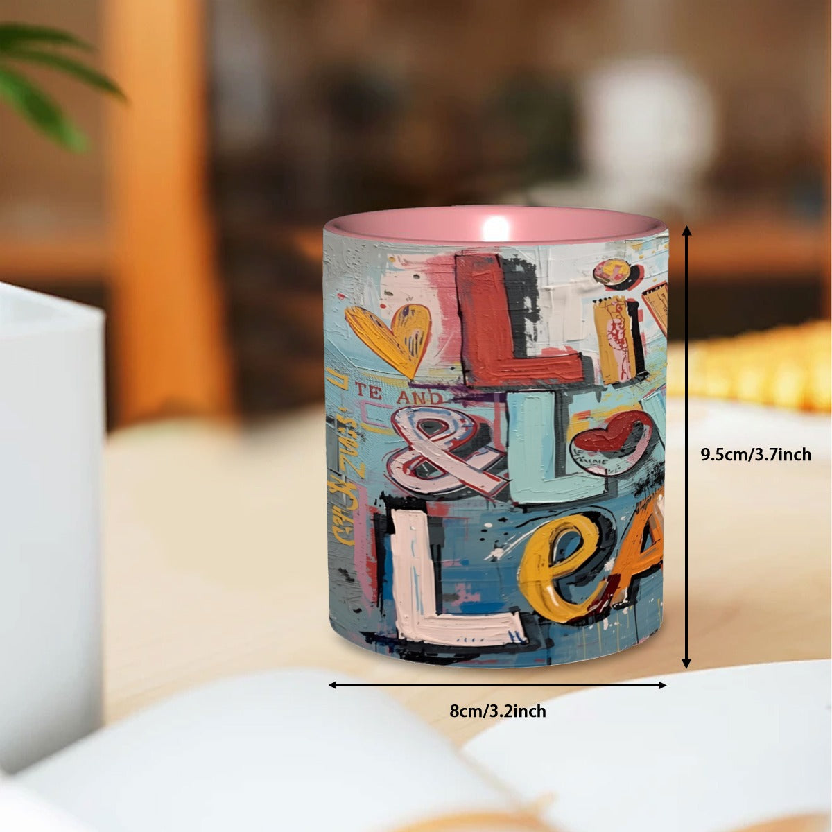 Live Love and Learn 11oz Double Color Mug Printed in USA