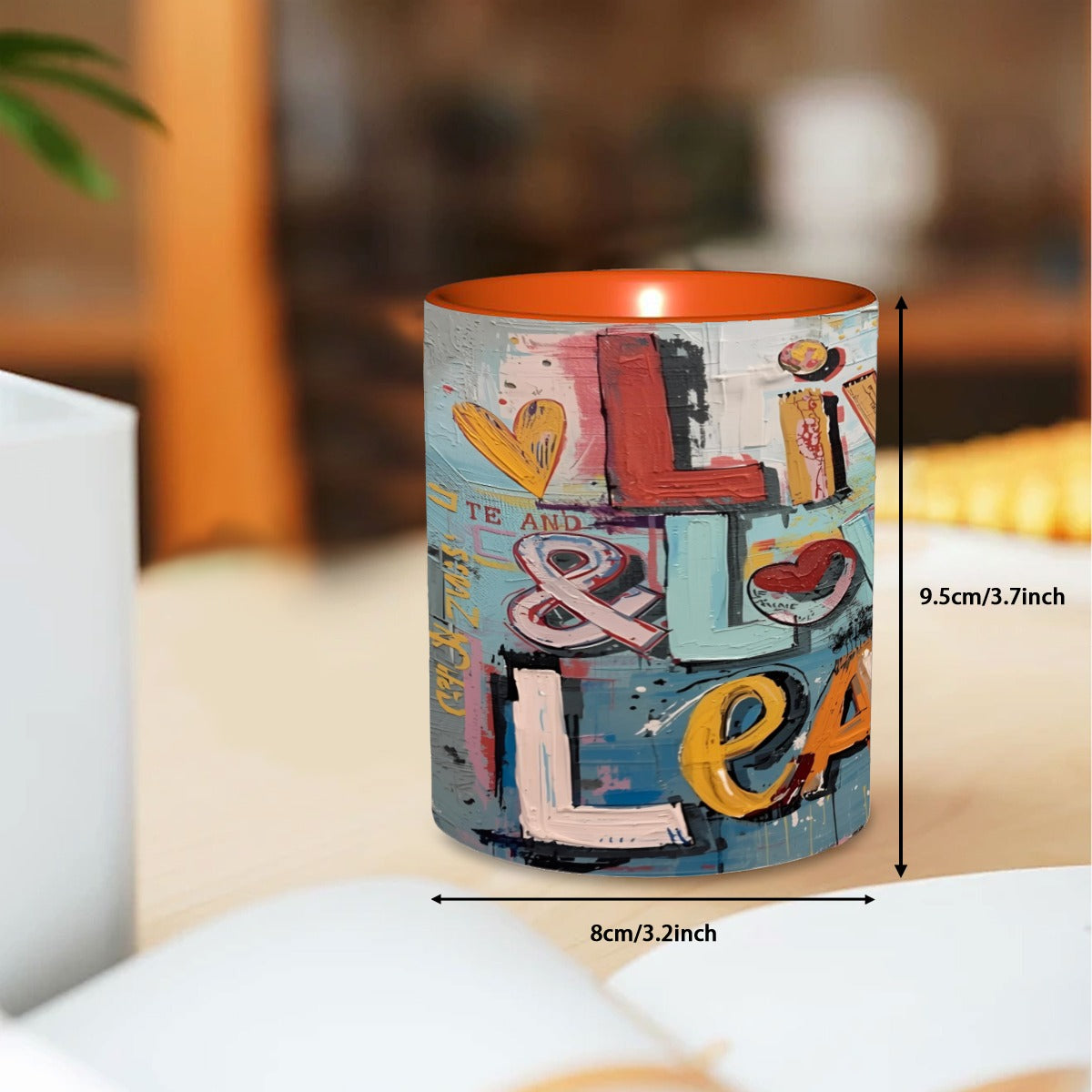 Live Love and Learn 11oz Double Color Mug Printed in USA
