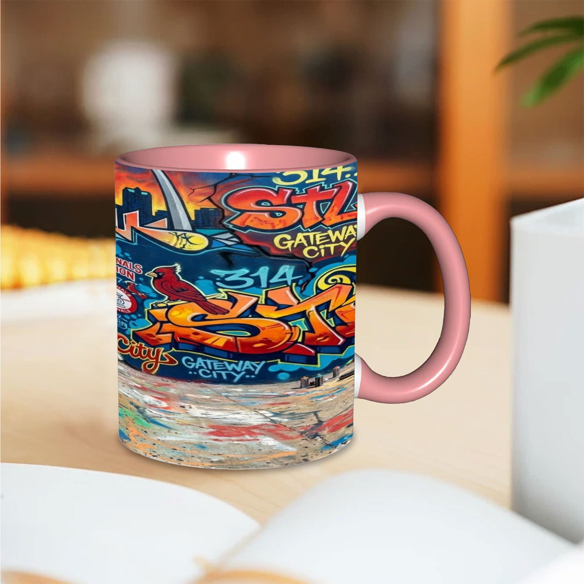 Rep Your City Coffee Mug STL 11oz Double Color Mug Printed in USA